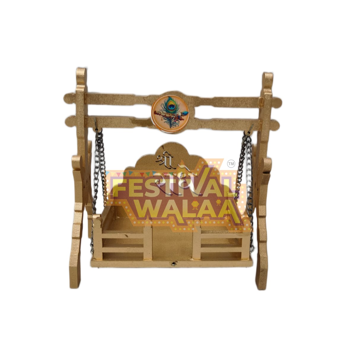 Wooden Shree Radha Jhula